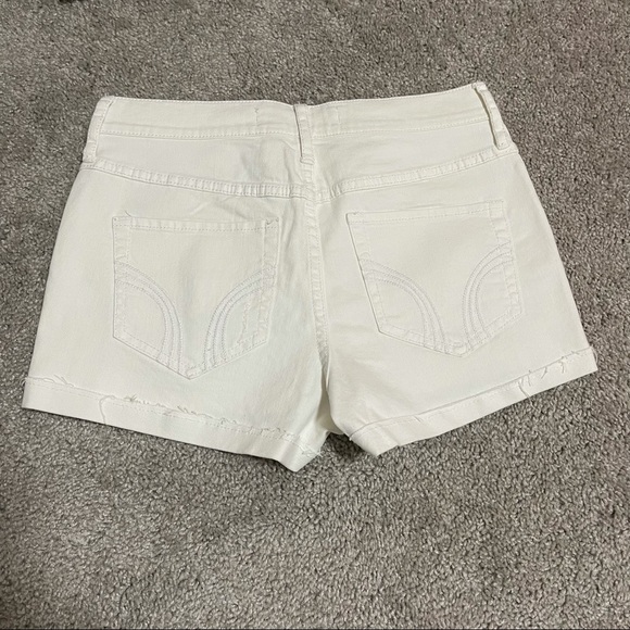 Hollister Shorts Hollister High Rise White Shorts Poshmark